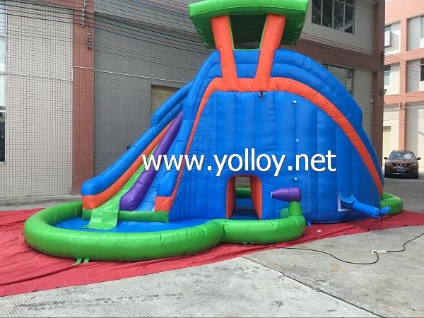 পুল সঙ্গে গরম বিক্রয় Inflatable জল স্লাইড
